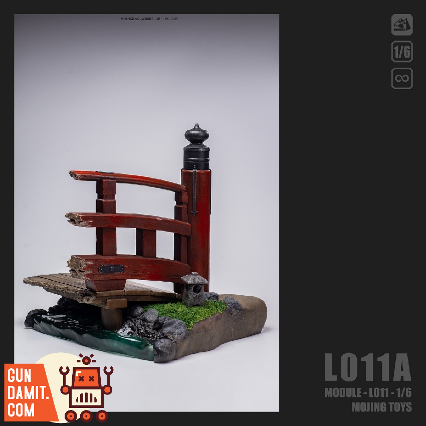 [Pre-Order] Mojing Toys 1/6 L011A Module Series Cuiying Broken Bridge Diorama Base A Ver.