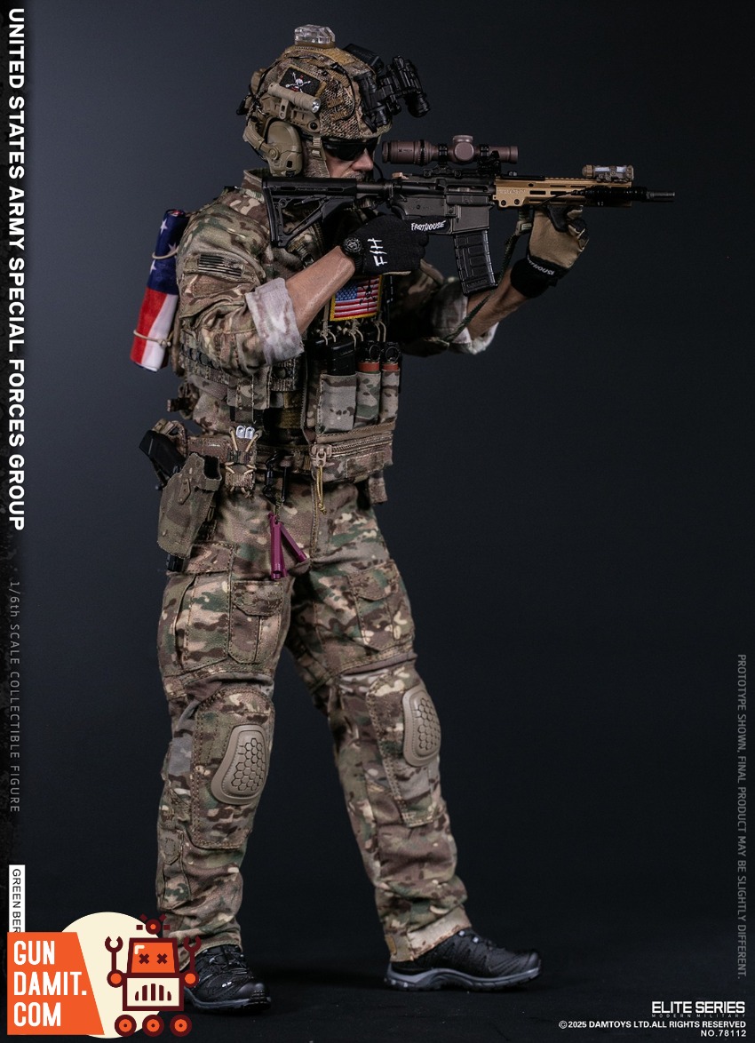 DAMTOYS 1/6 NO.78112 United States Army Special Forces Group Green