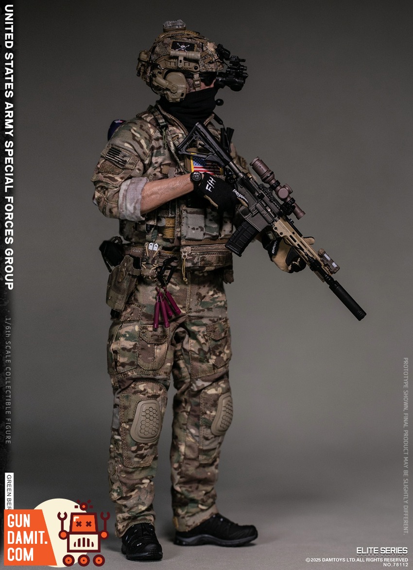 DAMTOYS 1/6 NO.78112 United States Army Special Forces Group Green
