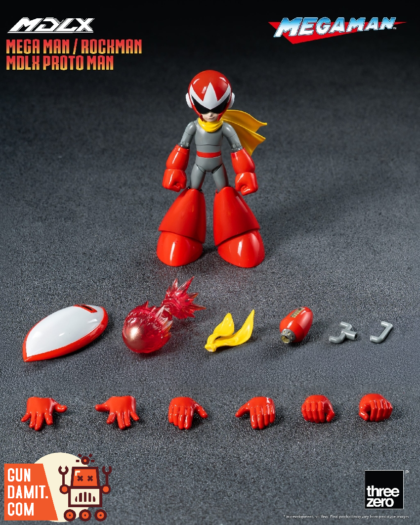 Threezero MDLX Rockman Mega Man Proto Man MDLX | GunDamit.com