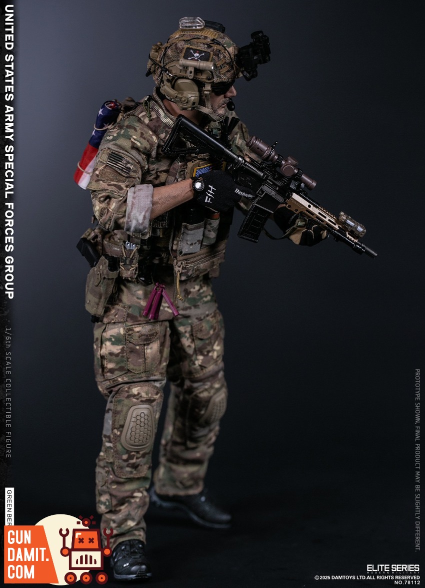 DAMTOYS 1/6 NO.78112 United States Army Special Forces Group Green