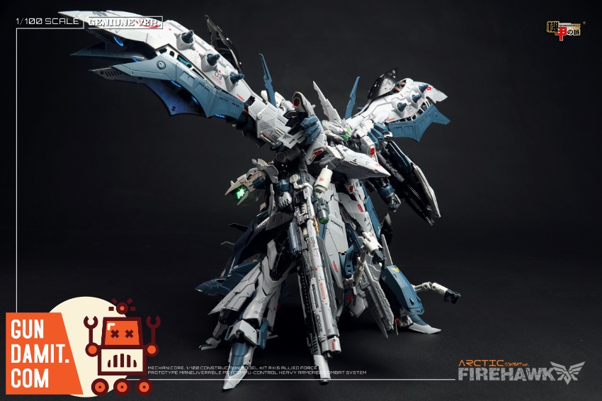 Mechanicore 1/100 ZMX-42 Firehawk the Arctic Combat Mode Model Kit