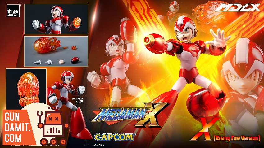threezero MDLX ロックマン X ライジングファイア 3Z0576 Threezero Rockman X MDLX Rising Fire | GunDamit.com