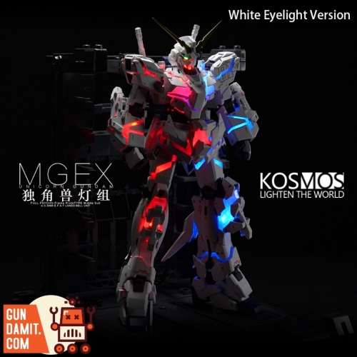 Kosmos LED Units for Mgex Unicorn Gundam White Eyeli | GunDamit.com