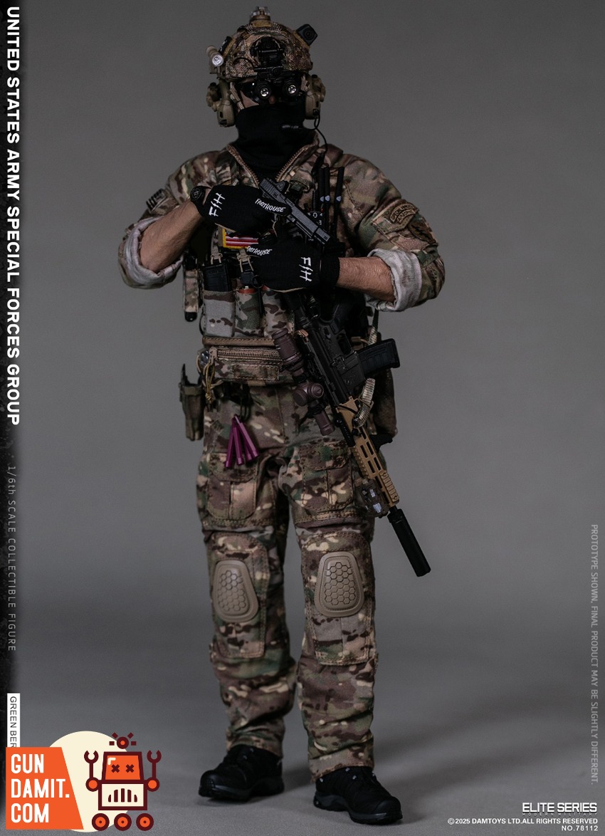 DAMTOYS 1/6 NO.78112 United States Army Special Forces Group Green