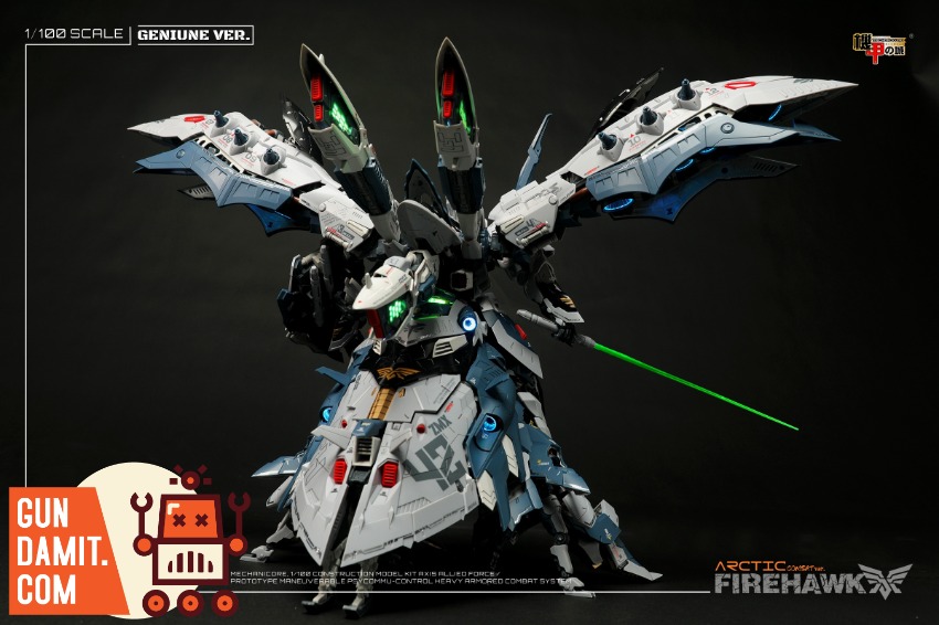 アーマー Mechanicore 1/100 ZMX-42 Firehawk the Arctic Combat Mode Model Kit