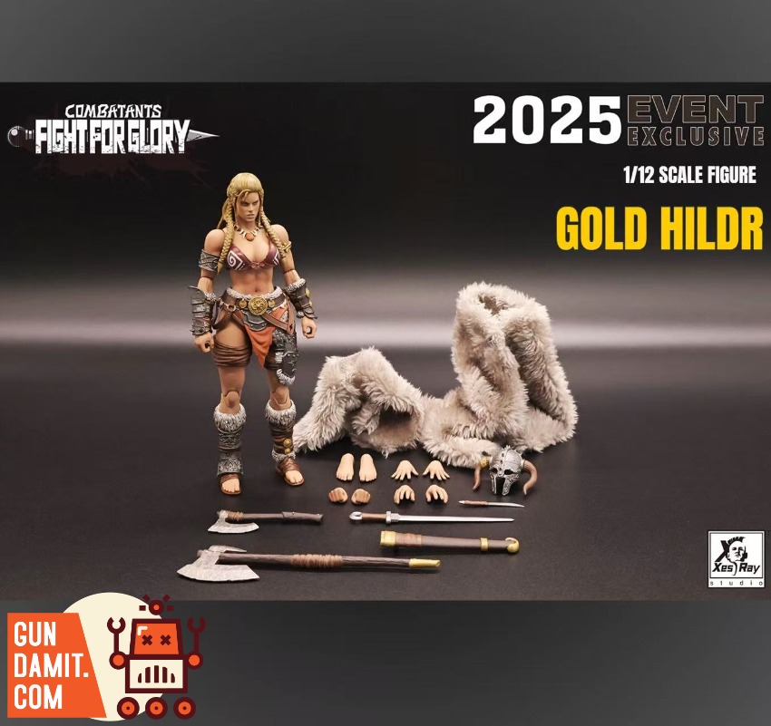 【ken】Xesray EVENT 2024 Exclusive Xesray Studio 1/12 Combatants Fight Glory Gold Hildr WF25 Event