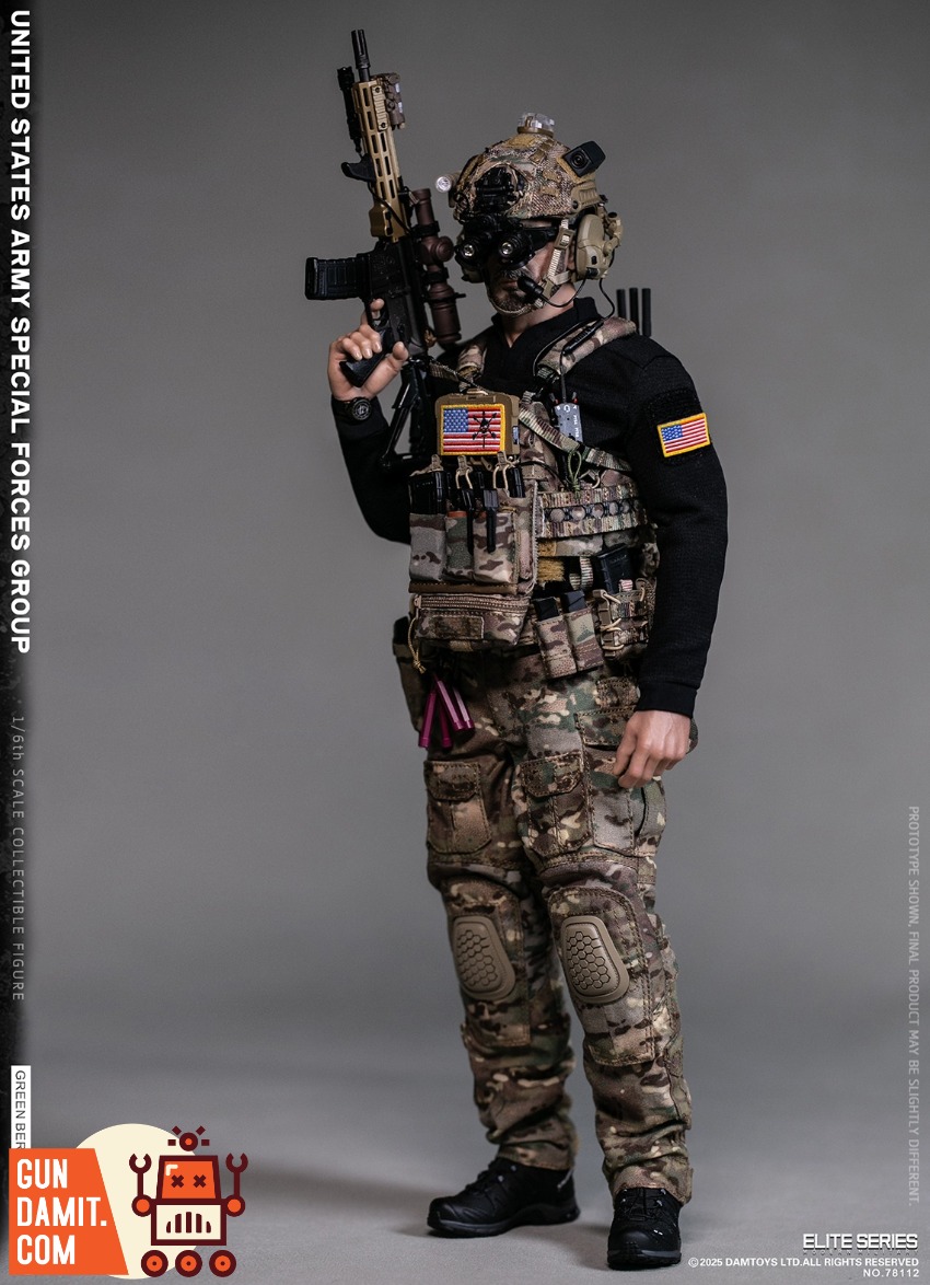 DAMTOYS 1/6 NO.78112 United States Army Special Forces Group Green
