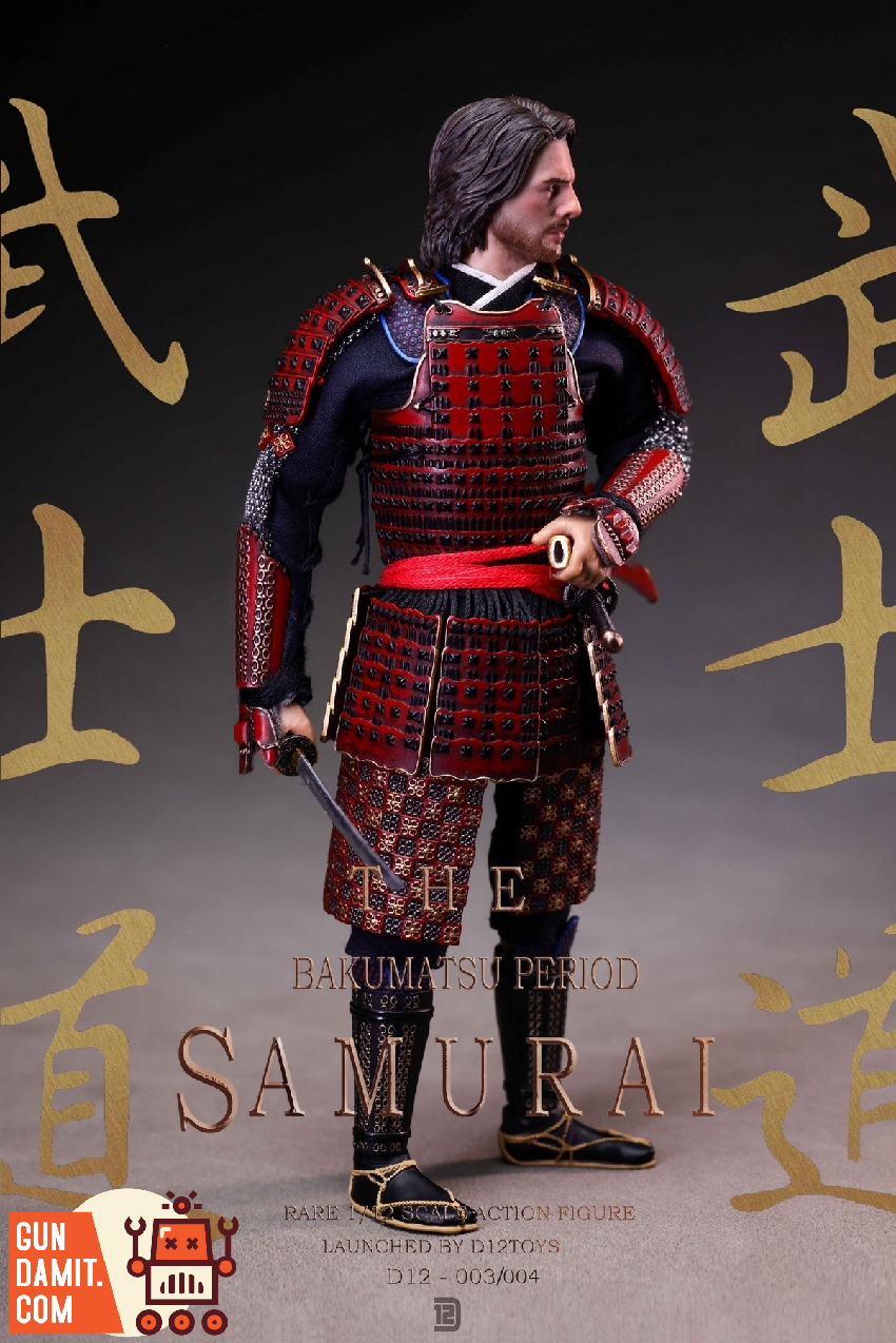 D12TOYS 1/12 D12004 Alloy Bakumatsu Loyal Samurai Dual Deluxe Ver