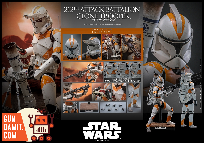 Pre-Order] Hot Toys 1/6 MMS852 212th Clone Trooper Drax | GunDamit.com
