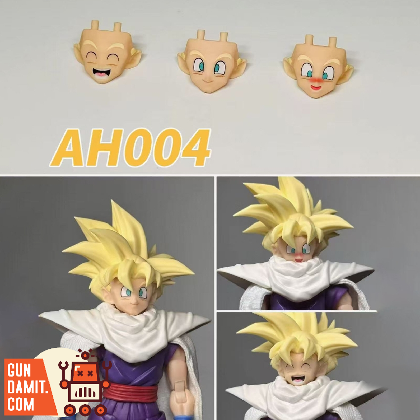 HM Studio X AIR Creation 1/12 HA004 Saiyan Superman Head Sculpt Accessory Pack