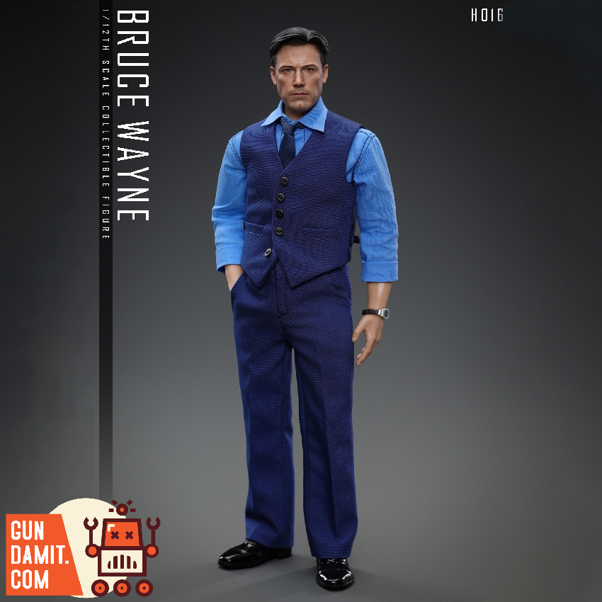 [Pre-Order] HUAHANTOYS 1/12 H016 Bruce Wayne Blue Vest Outfit Ver.