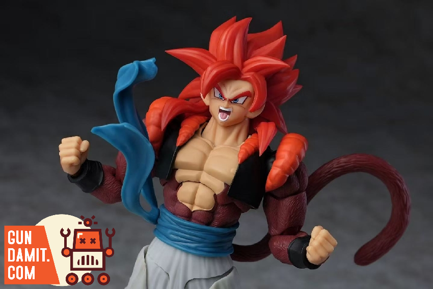 Kamione 03A Super Saiyan 4 Solid Red Hair Figure | GunDamit.com