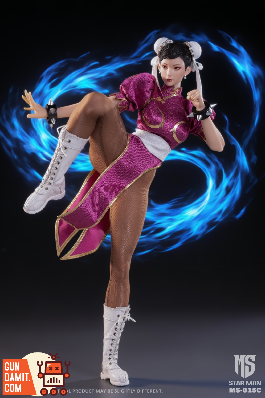 STAR MAN Amazon マックスファクトリー 1/6 春麗 ストリートファイターシリーズ 1/6ストリートファイター春麗 リー紫 チュン MS-015C ゲームキャラクター