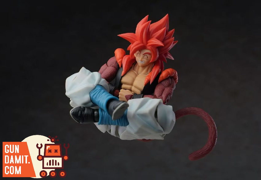 Kamione 03A Super Saiyan 4 Solid Red Hair Figure | GunDamit.com