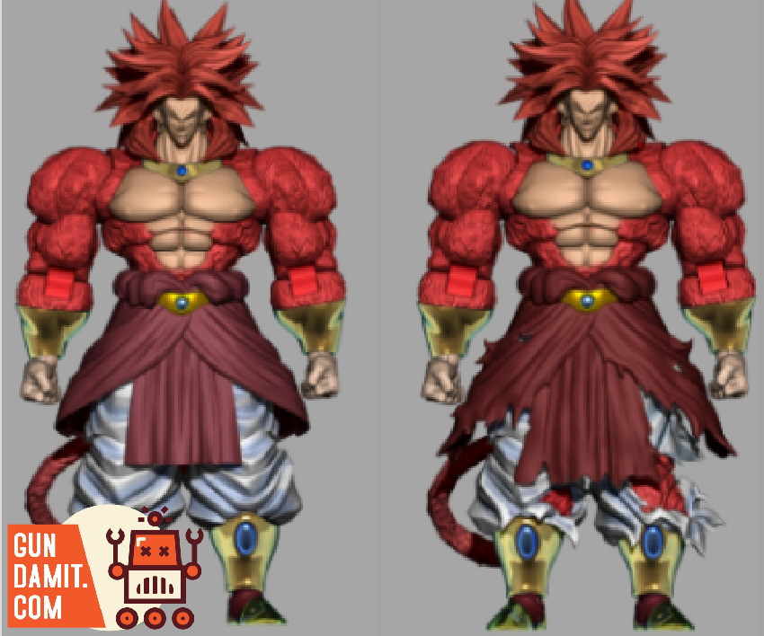 ZT Studio 1/12 Super Saiyan 4 Red Hair Ver. | GunDamit.com