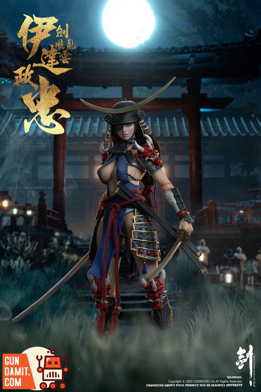 Coomodel 1/6 NO.SW001 Swords of Chaos Date Masamune Warrior Maiden