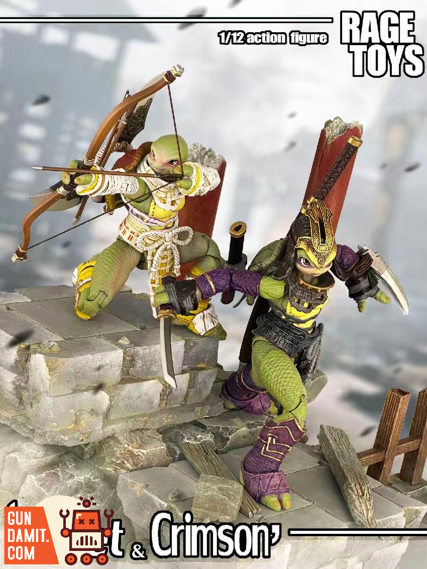 Rage Toys 1/12 Violet and Crimson Turtle Sisters Set of 2