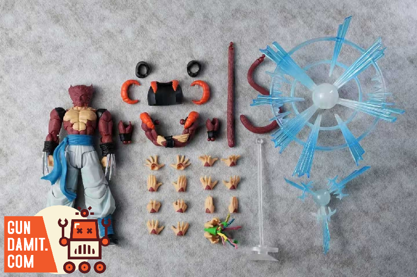 Kamione 03A Super Saiyan 4 Solid Red Hair Figure | GunDamit.com