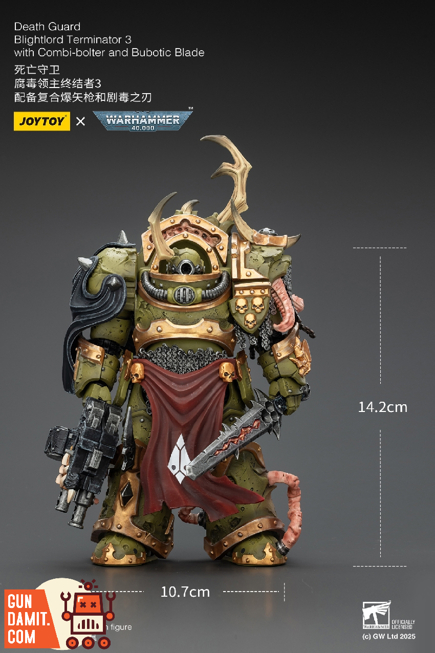 JoyToy Warhammer 40K Death Guard Blightlord 3/18 | GunDamit.com