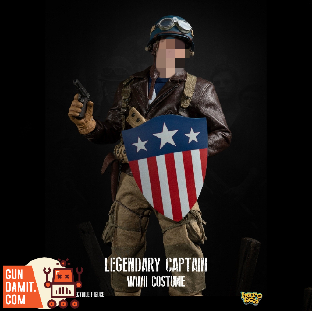 [Pre-Order] Facepool x Herotoy 1/6 FPAC003A Legendary Captain WWII Costume