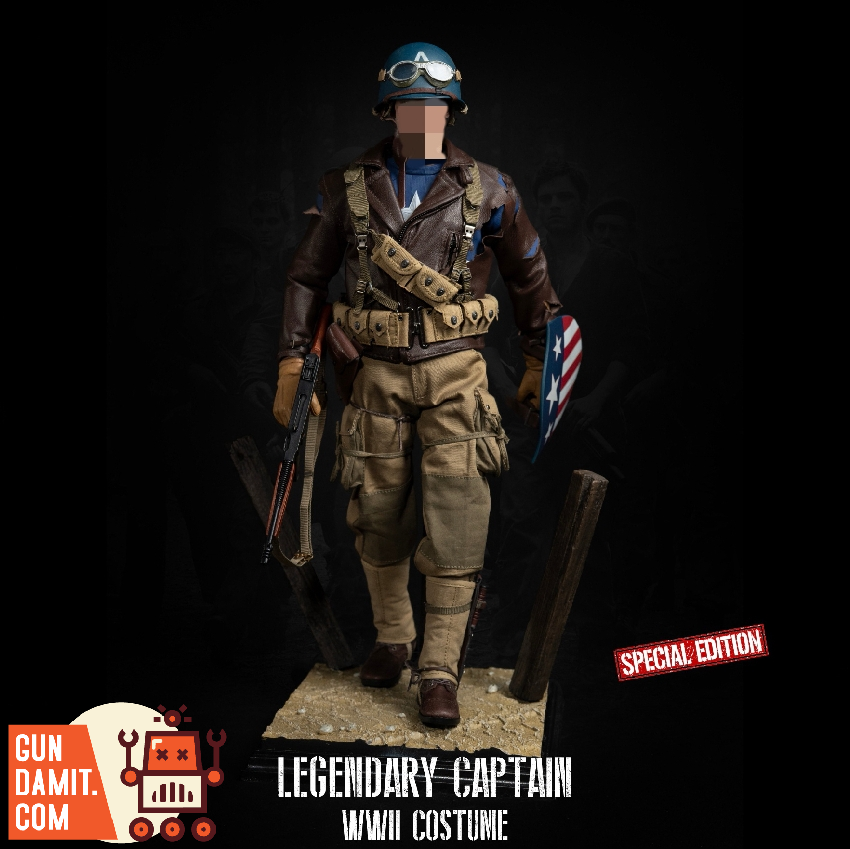 [Pre-Order] Facepool x Herotoy 1/6 FPAC003B Legendary Captain WWII Costume
