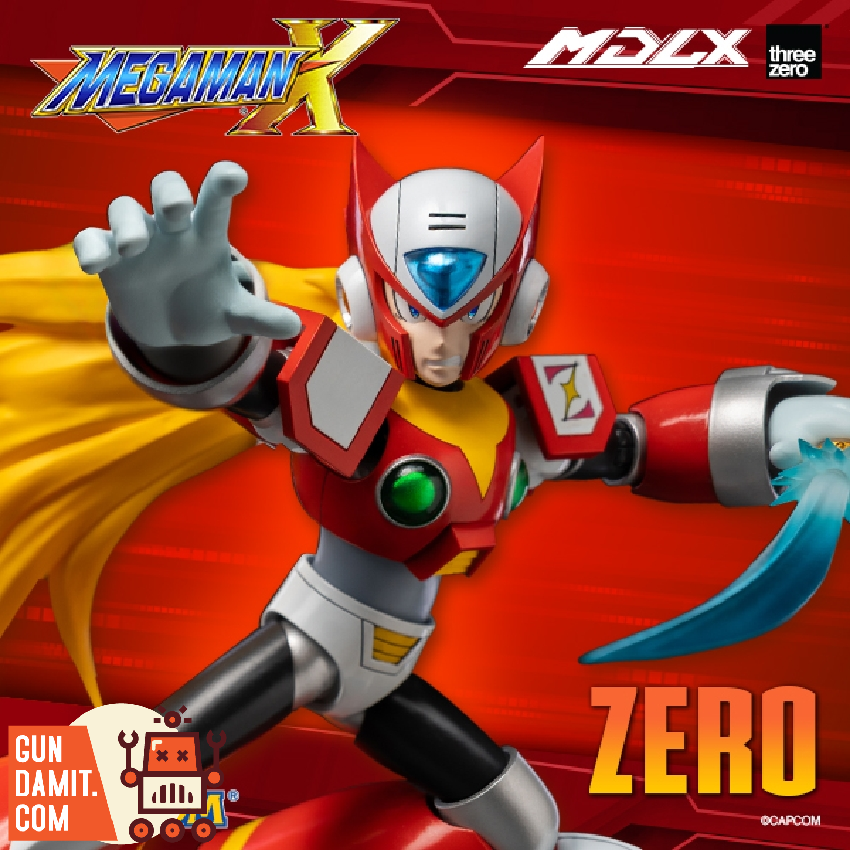 Threezero 3Z0574 Mega Man X MDLX Zero Figure | GunDamit.com