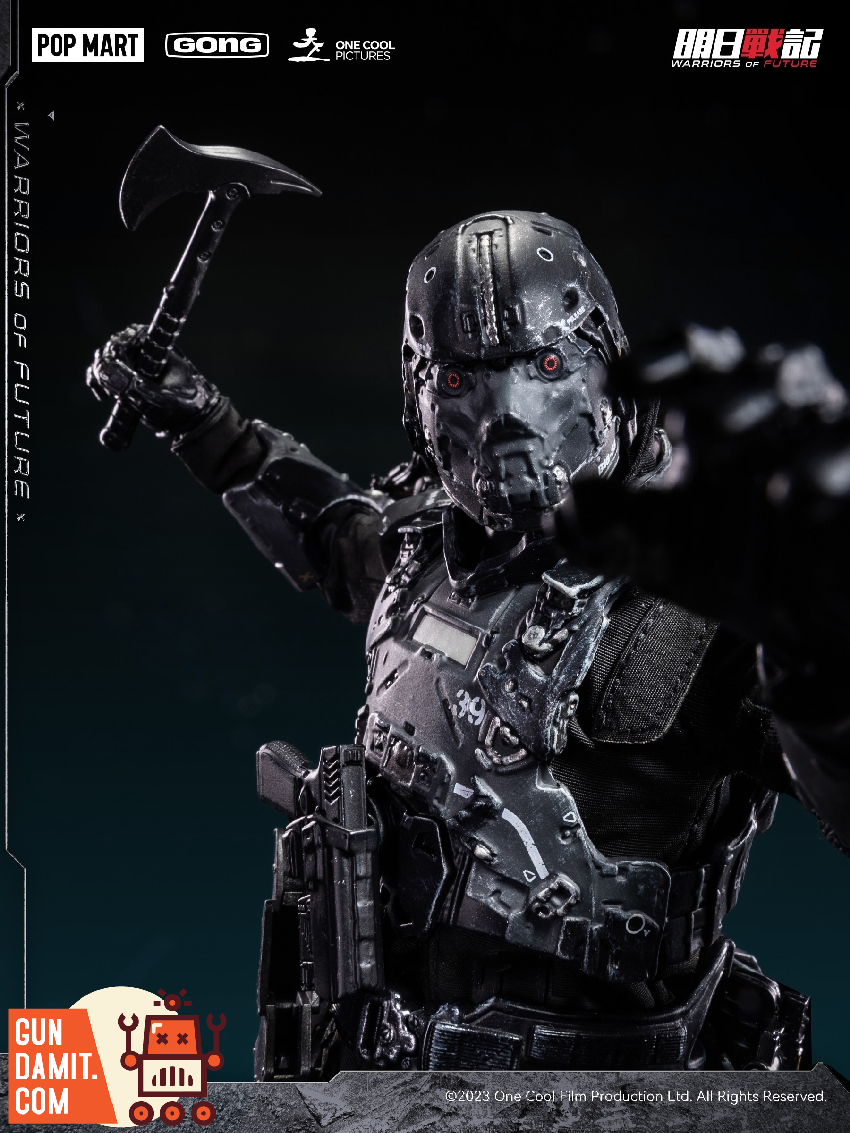 GONG Pop Mart Warriors of Future Johnson 1/8 Figure | GunDamit.com