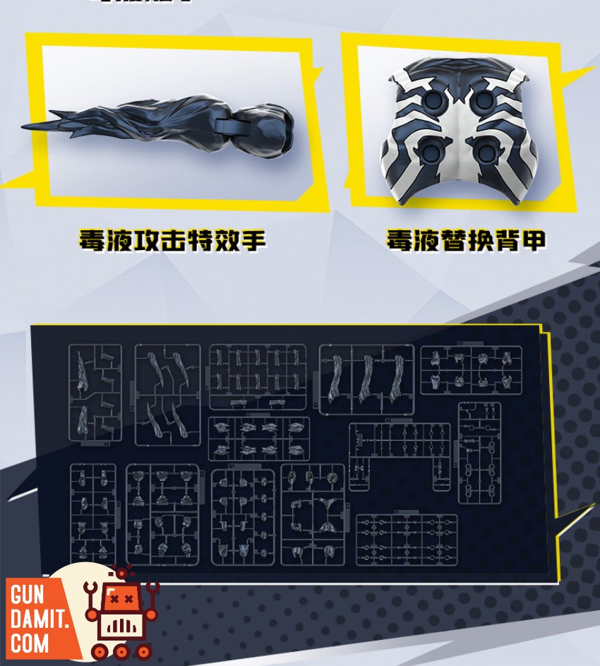 Blokees CC-07 Marvel Heroes Venom Champion Class Kit | GunDamit.com