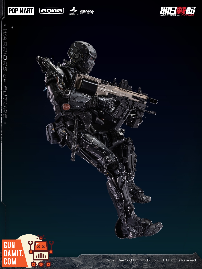 GONG Pop Mart Warriors of Future Johnson 1/8 Figure | GunDamit.com