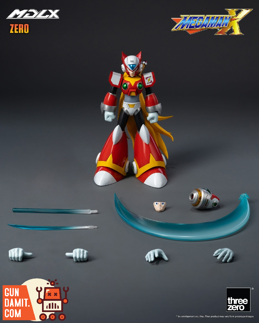 Threezero 3Z0574 Mega Man X MDLX Zero Figure | GunDamit.com