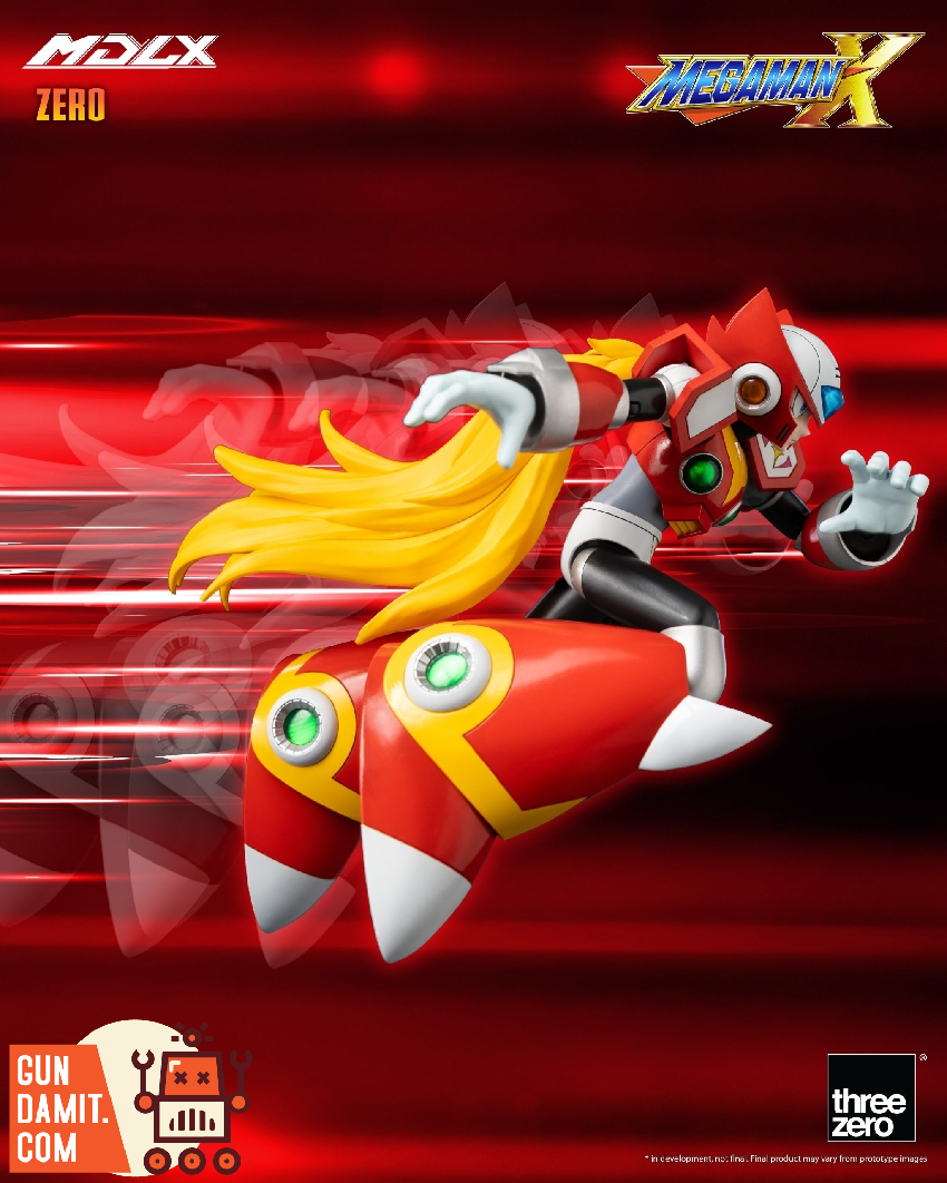 Threezero 3Z0574 Rockman X / Mega Man X MDLX Zero - GunDamit Store