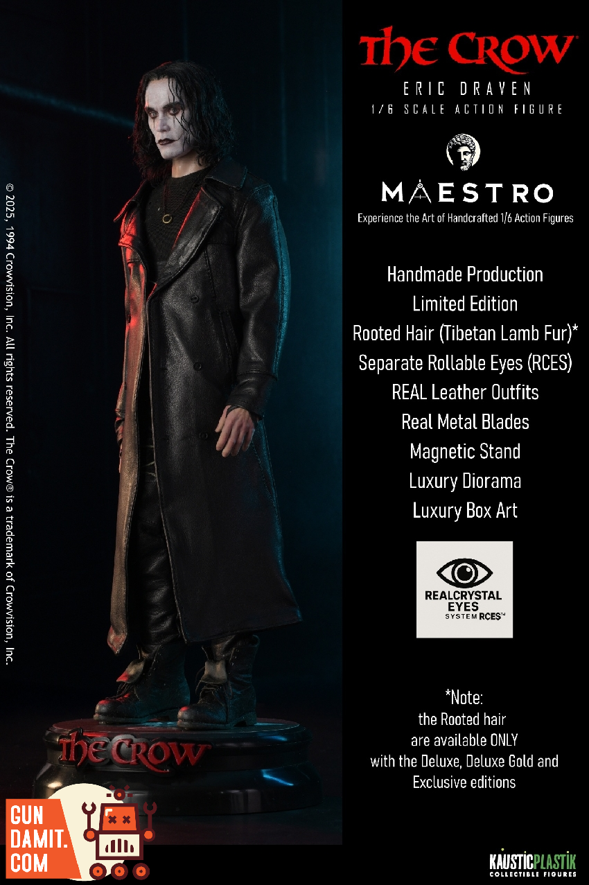 Infinite X Kaustic Plastik 1/6 Crow Eric Draven Regular | GunDamit.com