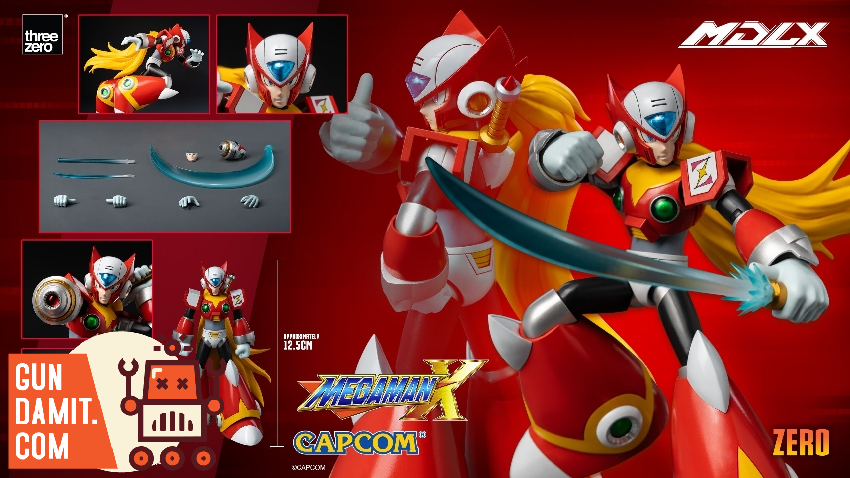 Threezero 3Z0574 Rockman X / Mega Man X MDLX Zero - GunDamit Store