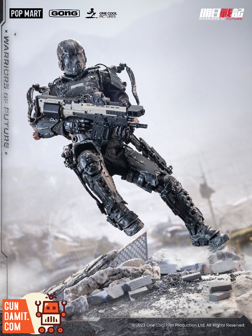 GONG Pop Mart Warriors of Future Johnson 1/8 Figure | GunDamit.com