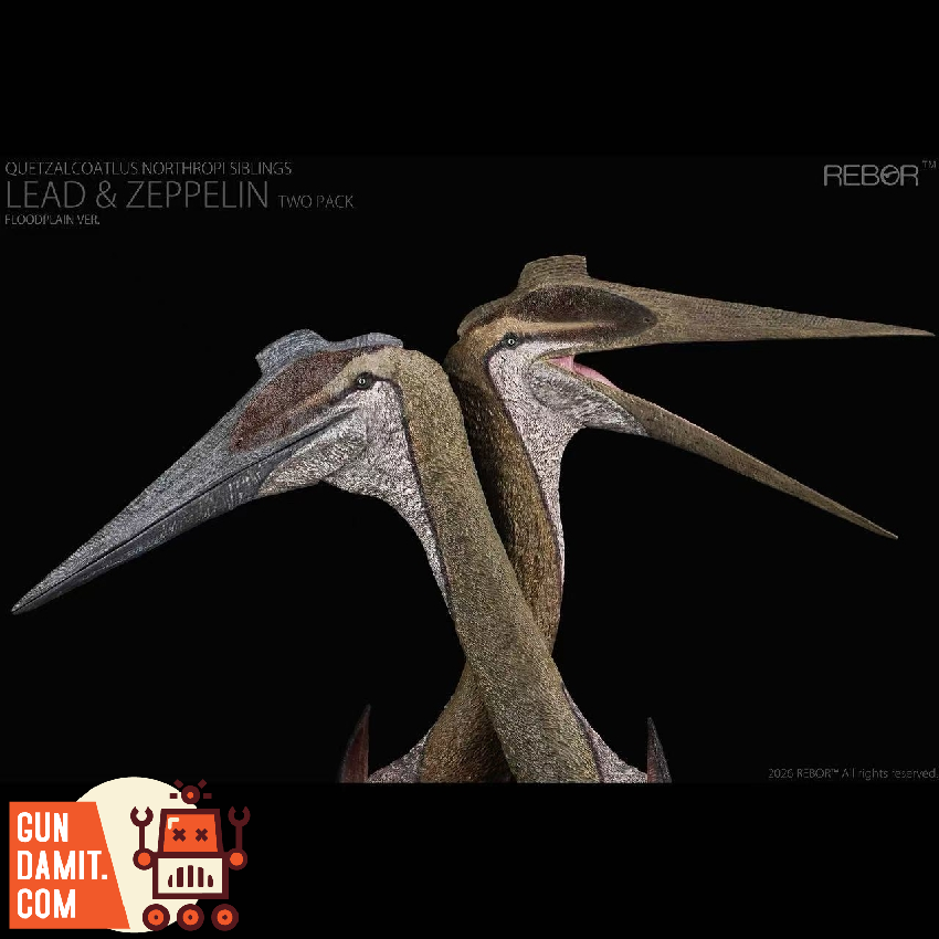 [Pre-Order] REBOR 1/35 Quetzalcoatlus Northropi Siblings Museum Class Replica Two Pack 