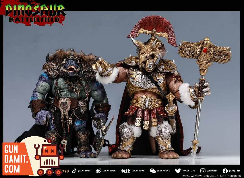 Pre-Order] Axytoys 1/12 AXY-019 Old King Triceratops | GunDamit.com