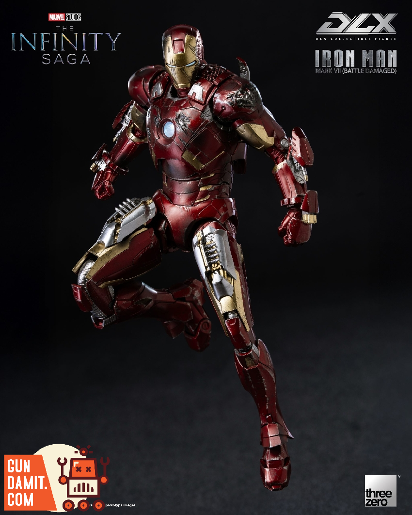 Pre-Order] Threezero 3Z0969 Iron Man Mark 7 DLX | GunDamit.com