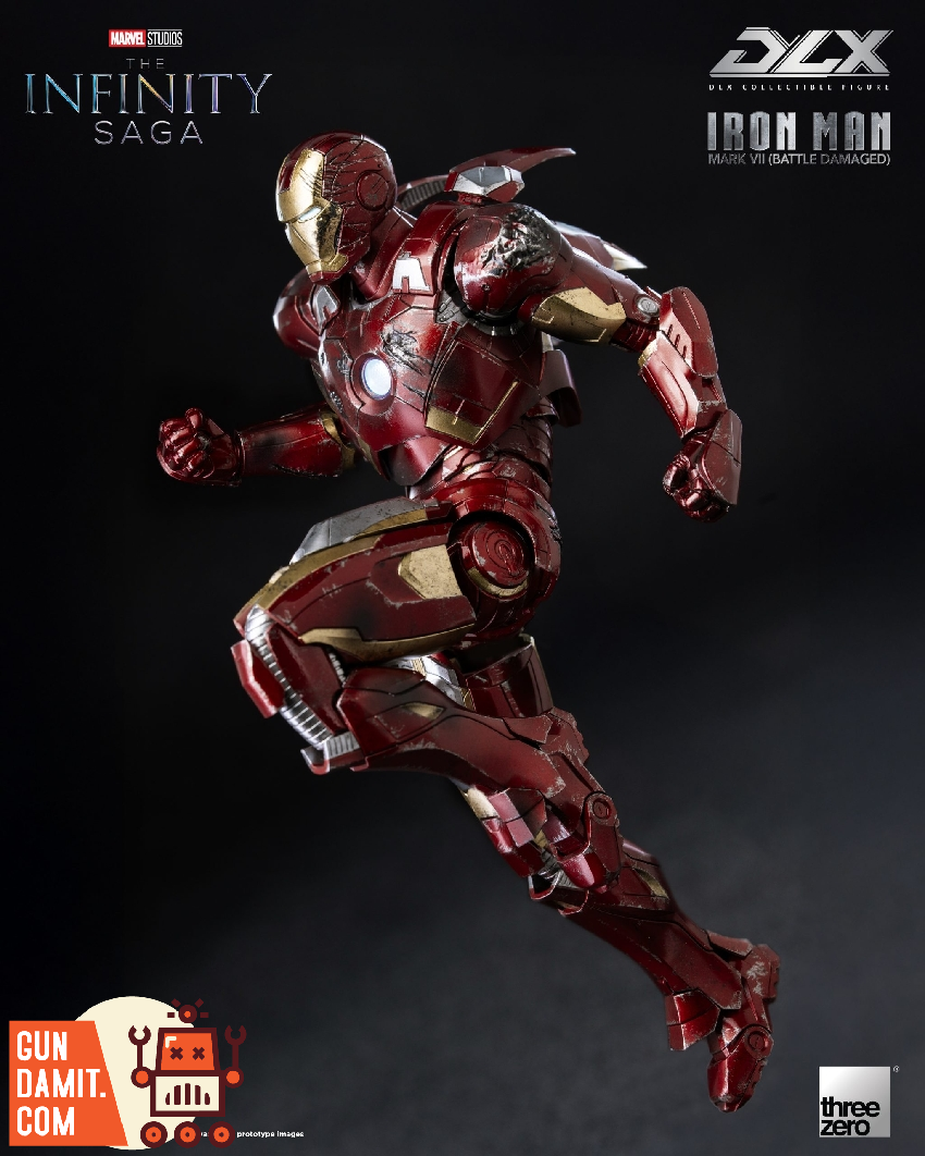 Pre-Order] Threezero 3Z0969 Iron Man Mark 7 DLX | GunDamit.com