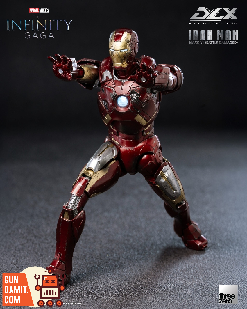 Pre-Order] Threezero 3Z0969 Iron Man Mark 7 DLX | GunDamit.com