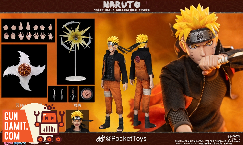 Rocket Toys ROC-012 Naruto Battle Outfit 1/6 | GunDamit.com