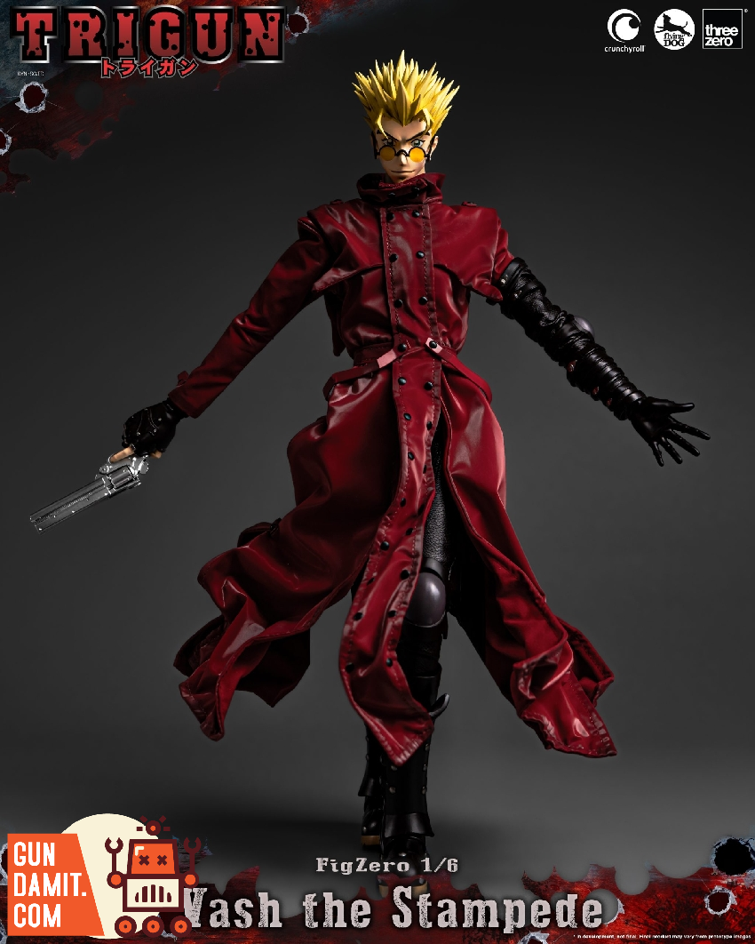 アニメ フィギュア 　　　　③ Pre-Order] Threezero 3Z0588 TRIGUN FigZero Vash | GunDamit.com