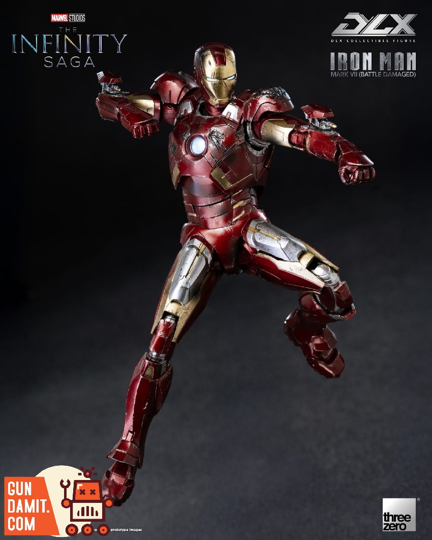Pre-Order] Threezero 3Z0969 Iron Man Mark 7 DLX | GunDamit.com