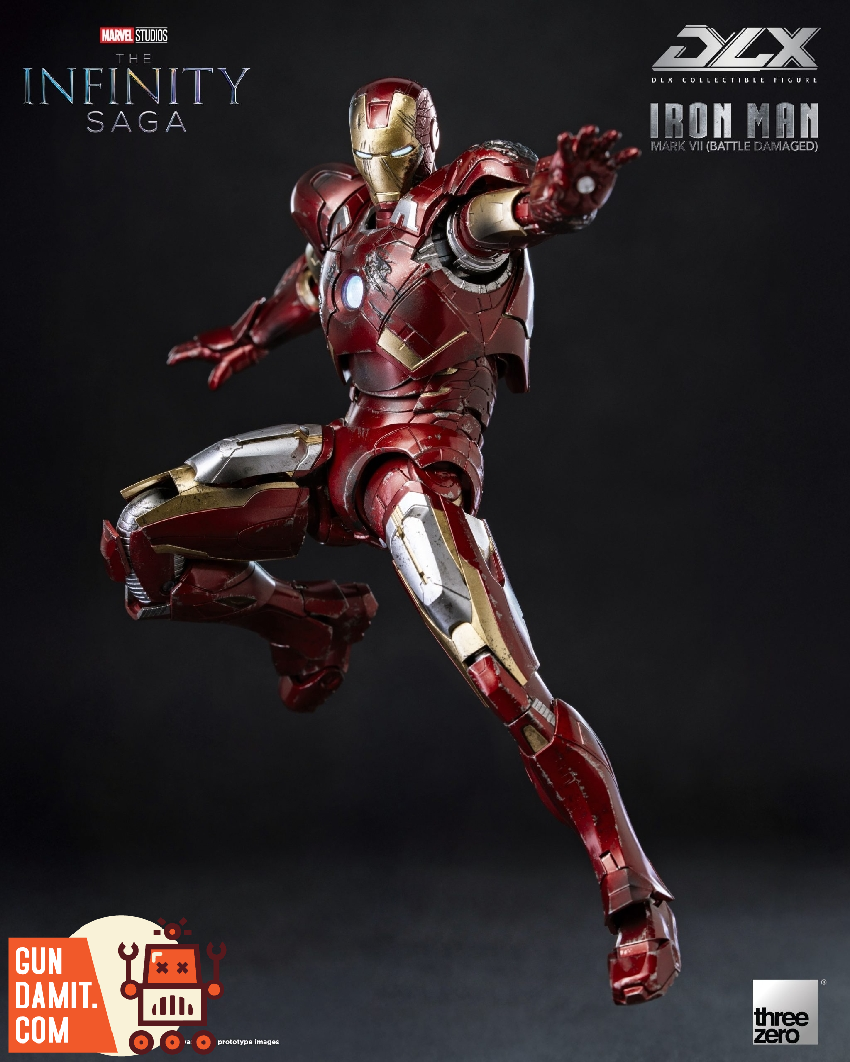 Pre-Order] Threezero 3Z0969 Iron Man Mark 7 DLX | GunDamit.com