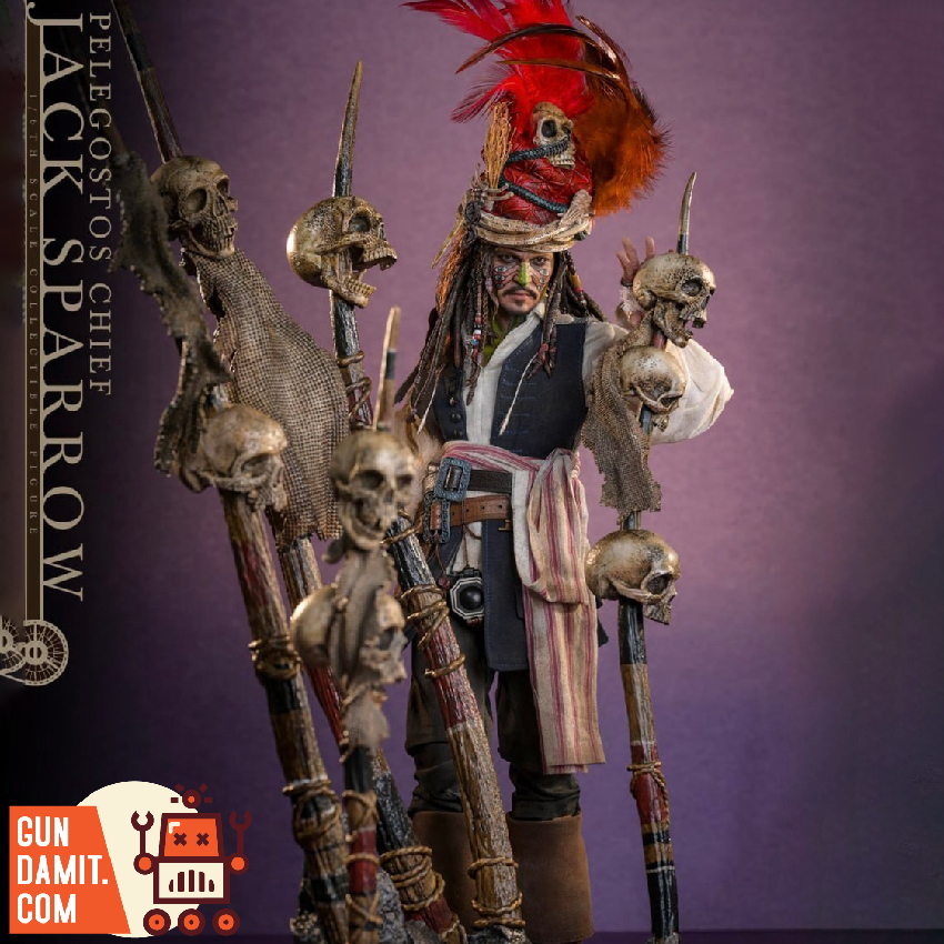[Pre-Order] Hot Toys 1/6 DX48 Pirates of the Caribbean: Dead Man’s Chest Pelegostos Chief Jack Sparrow