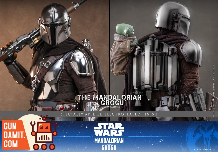 Hot Toys MMS872 Mandalorian and Grogu Deluxe 1/6 | GunDamit.com