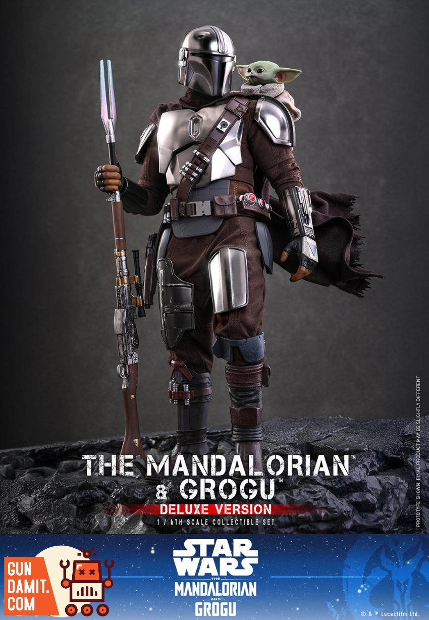 Hot Toys MMS872 Mandalorian and Grogu Deluxe 1/6 | GunDamit.com
