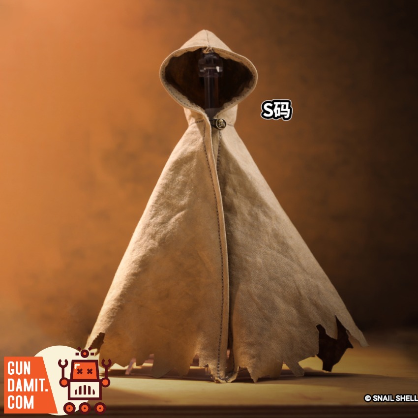 Snail Shell Aged Hooded Cloak Desert Tan S and M | GunDamit.com