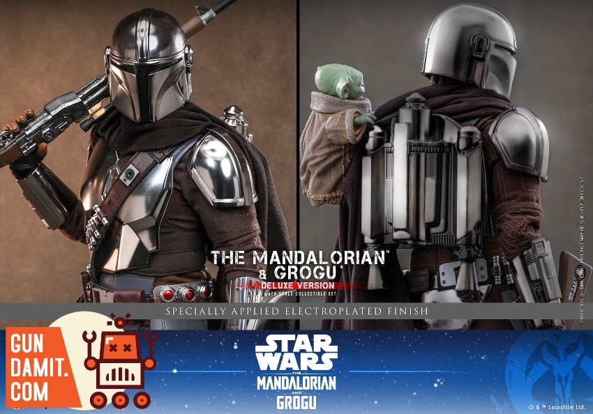 Hot Toys MMS872 Mandalorian and Grogu Deluxe 1/6 | GunDamit.com