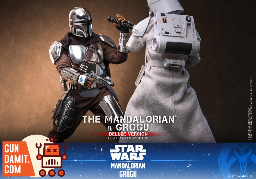 Hot Toys MMS872 Mandalorian and Grogu Deluxe 1/6 | GunDamit.com